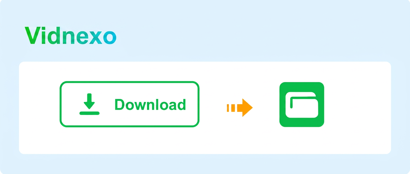 Download and keep it — Vidnexo step illustration